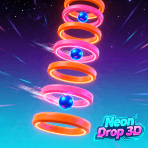 Neon Drop 3D Game